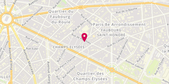 Plan de Al Awtar, 49 Rue Ponthieu, 75008 Paris