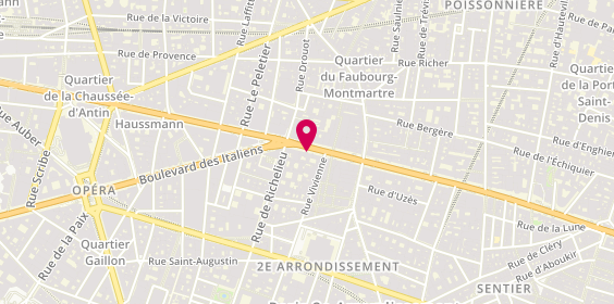 Plan de Nabab Khebab, 17 Boulevard Montmartre, 75002 Paris