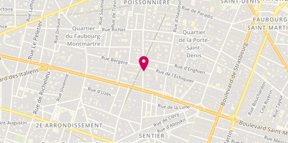 Plan de Mezzo Di Pasta, 14 Rue du Fbg Poissonniere, 75010 Paris