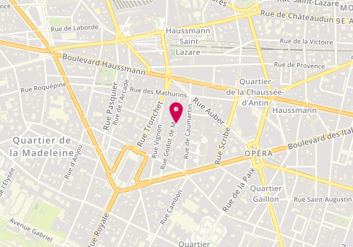Plan de Mongoo, 30 Rue Godot de Mauroy, 75009 Paris