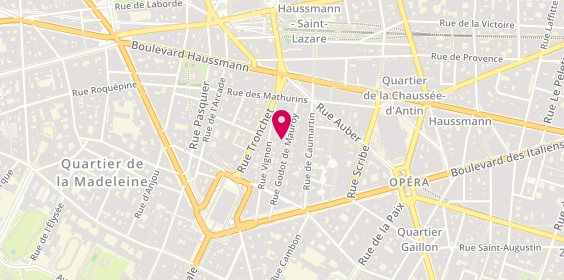 Plan de The Rice Bar, 29 Rue Godot de Mauroy, 75009 Paris