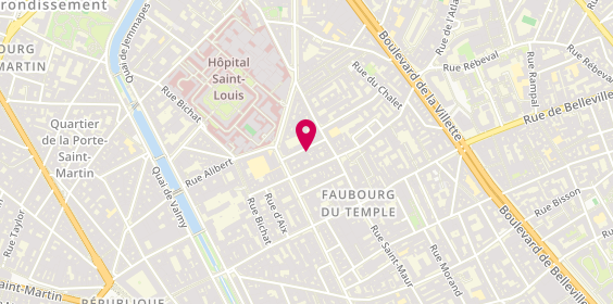 Plan de Californight, 12 Rue Arthur Groussier, 75010 Paris