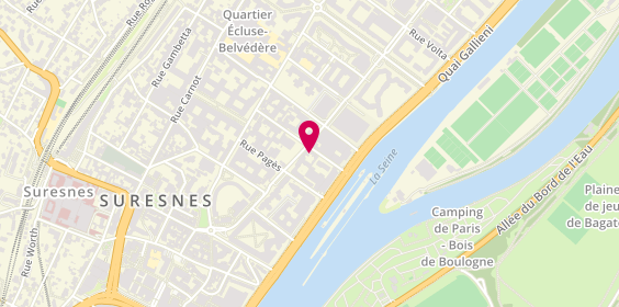 Plan de Basilic & Co, 11 Rue Edouard Nieuport, 92150 Suresnes