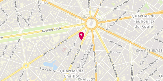 Plan de Exki, 8 avenue Kléber, 75016 Paris