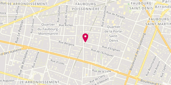 Plan de La Poutinerie, Metro
49 Rue d'Enghien, 75010 Paris