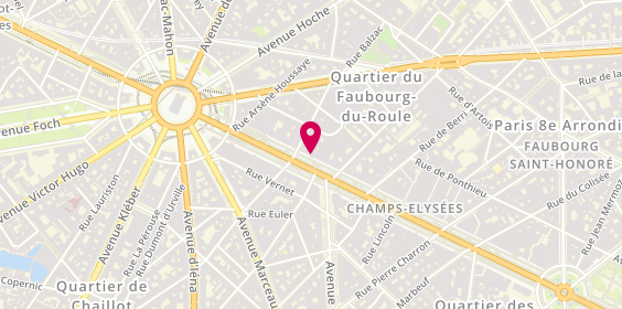 Plan de Quick, Av. Des Champs-Élysées 122, 75008 Paris