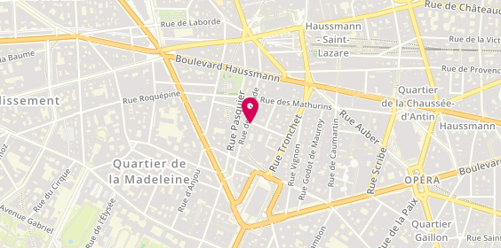 Plan de Gourmet Canard, 19 Rue de Castellane, 75008 Paris