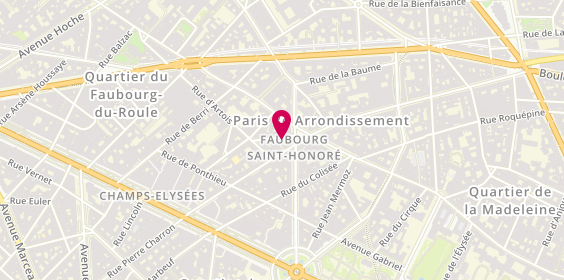 Plan de Amiti, 3 Rue du Commandant Rivière, 75008 Paris
