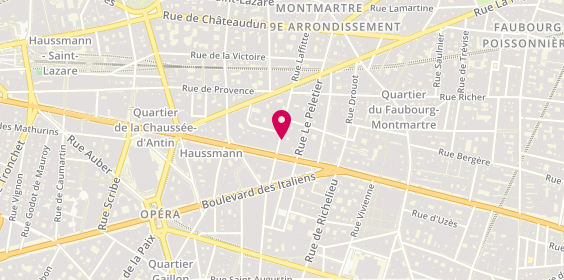 Plan de Gourmands et Gourmandises, 18 Rue Laffitte, 75009 Paris