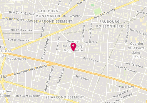 Plan de Mamie Burger, 21 Rue du Faubourg Montmartre, 75009 Paris