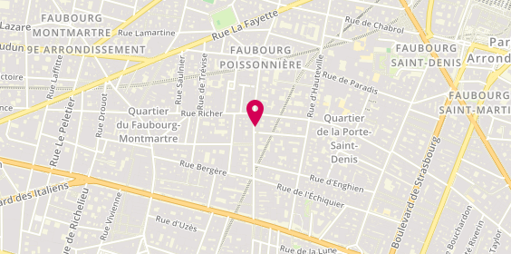 Plan de Taco Mesa, 40 Rue du Faubourg Poissonnière, 75010 Paris