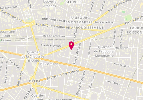 Plan de Brulerie Saint Roch, 36 Rue Laffitte, 75009 Paris