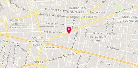 Plan de Cojean, 27 Rue Laffitte, 75009 Paris