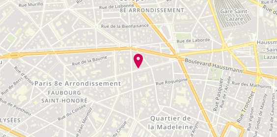 Plan de Gallika Boétie, 20Bis Rue la Boétie, 75008 Paris