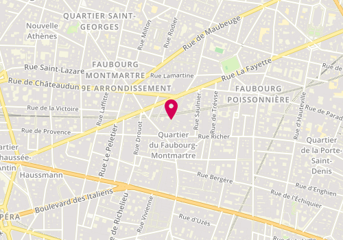 Plan de Rotisserie Stevenot, 7 Rue Cadet, 75009 Paris