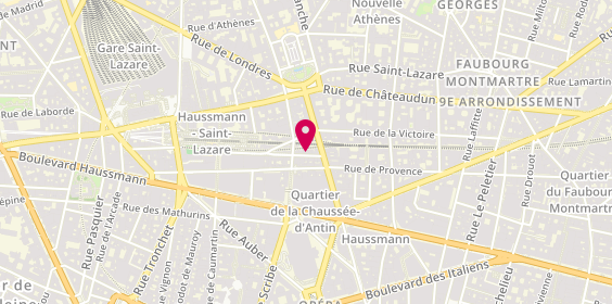 Plan de Crepes City, 6 Rue Joubert, 75009 Paris