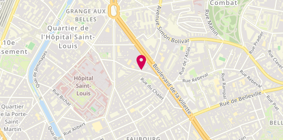 Plan de COUIF Mohamed, 27 Rue de Sambre et Meuse, 75010 Paris