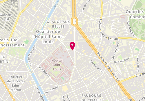 Plan de Waffle Coffee, 10 Rue de Sambre-Et-Meuse, 75010 Paris