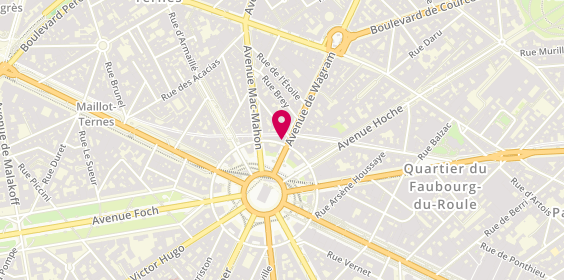 Plan de Burger King, 16 Rue de Tilsitt, 75017 Paris