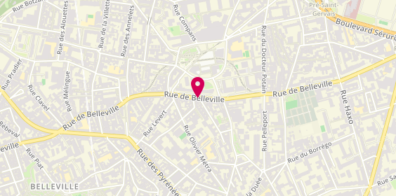 Plan de Marmaris, 190 Rue de Belleville, 75020 Paris
