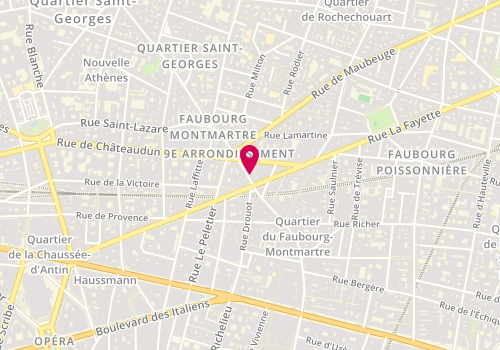Plan de O'31, 54 Rue du Faubourg Montmartre, 75009 Paris