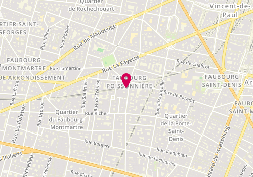 Plan de Meglio, 63 Rue du Faubourg Poissonnière, 75009 Paris