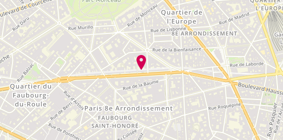 Plan de La Suite Haussmann, 146 Boulevard Haussmann, 75008 Paris