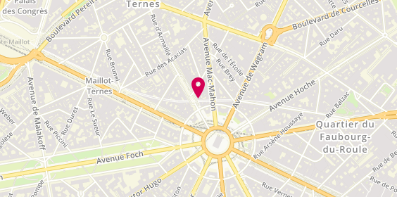 Plan de Bagelstein, 8 avenue Carnot, 75017 Paris