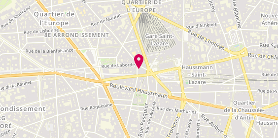 Plan de Médaillon, 4 Rue Joseph Sansboeuf, 75008 Paris