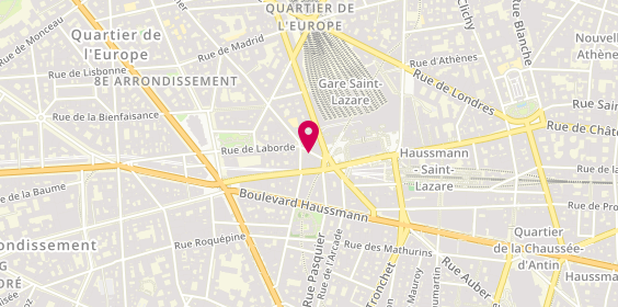 Plan de Le Rocher Saint-Lazare, 5 Rue du Rocher, 75008 Paris
