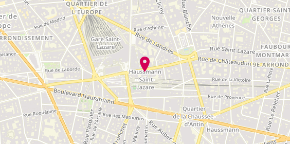 Plan de Brioche Dorée, 75 Rue de Caumartin, 75009 Paris
