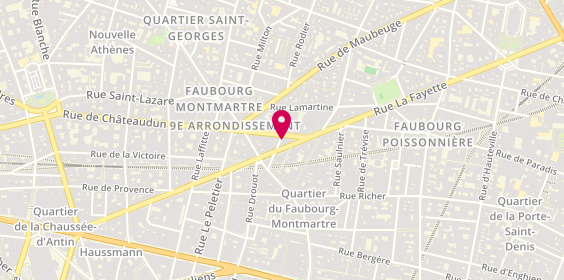 Plan de Les Bariolés de Maud, 12 Rue Buffault, 75009 Paris