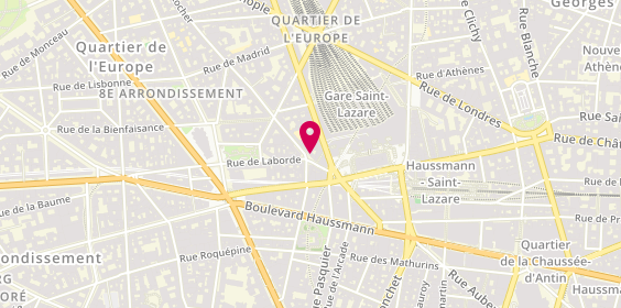 Plan de Le Soleil d'Or, 10 Rue du Rocher, 75008 Paris