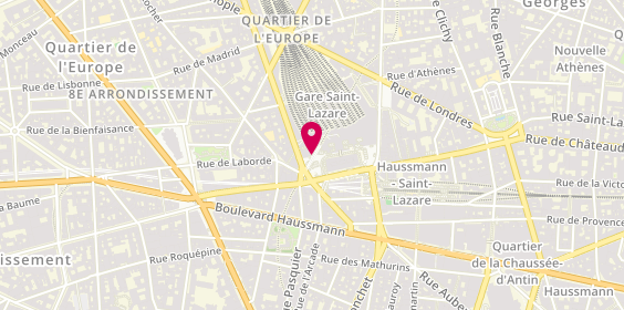Plan de Concessions Gares France Paris Saint Laz, Gare Saint Lazare 1 Cour Rome, 75008 Paris