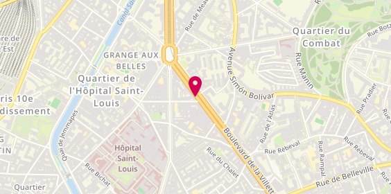 Plan de La Maison Bistrot, 65 Boulevard de la Villette, 75010 Paris