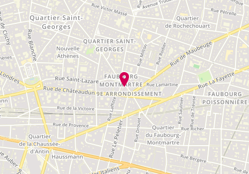 Plan de Sam Buja, 65 Rue du Faubourg Montmartre, 75009 Paris