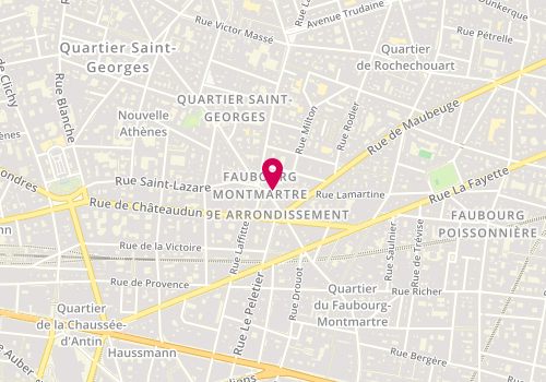 Plan de Tigermilk, 72 Rue du Faubourg Montmartre, 75009 Paris
