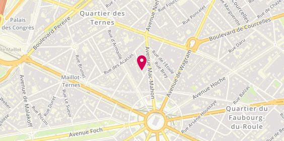Plan de Allo Delice Poulet, 4 Rue de l'Arc de Triomphe, 75017 Paris