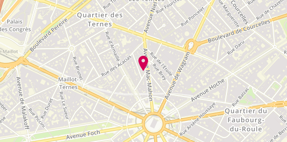 Plan de Etoile Liban, 19 avenue Mac-Mahon 19, 75017 Paris