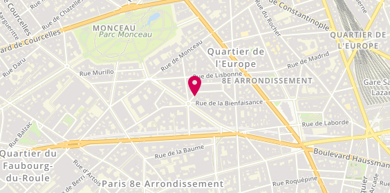 Plan de D D S T, 21 Rue Treilhard, 75008 Paris