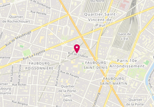 Plan de Pleine Mer, 22 Rue de Chabrol, 75010 Paris