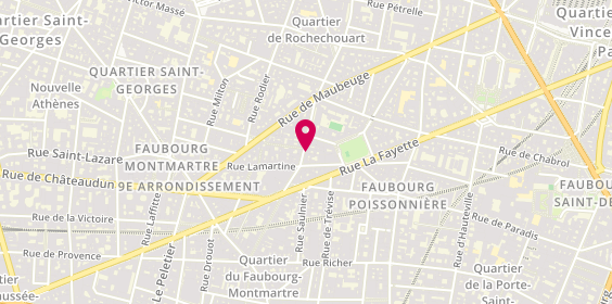 Plan de Hank Burger, 8 Rue Rochechouart, 75009 Paris