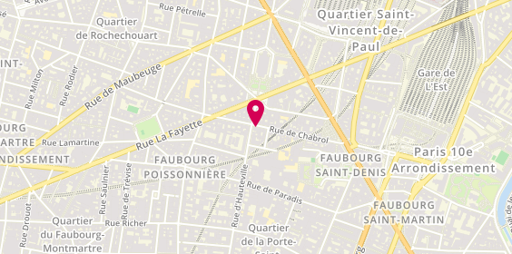 Plan de Klera, 57 Rue de Chabrol, 75010 Paris