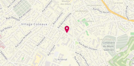Plan de Le Miyabi, 133 Rue Danton, 92500 Rueil-Malmaison