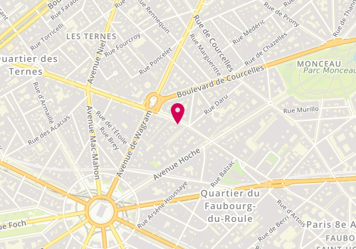 Plan de Le XXV, 225 Rue du Faubourg Saint-Honoré, 75008 Paris
