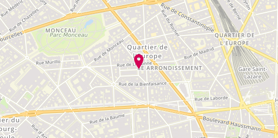 Plan de As.r, 6 Rue Corvetto, 75008 Paris