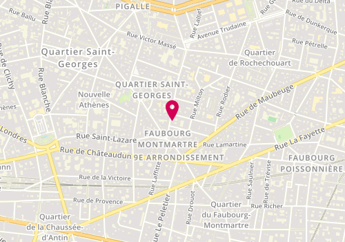 Plan de Maison Zhang, 16 rue des Martyrs, 75009 Paris