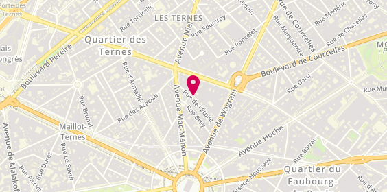 Plan de Micka Falafel, 18 Rue de l'Étoile, 75017 Paris