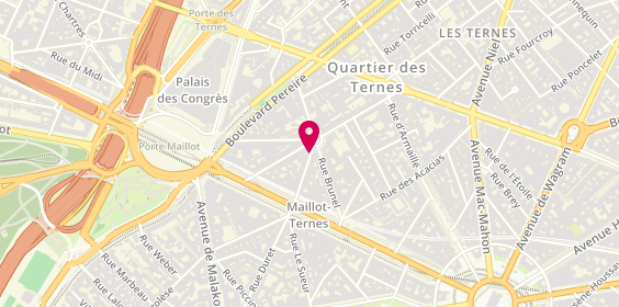 Plan de Janna, 13 Rue Denis Poisson, 75017 Paris