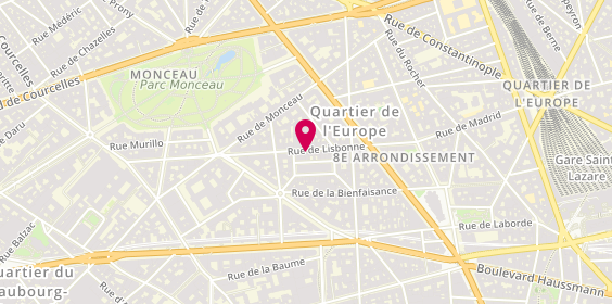 Plan de Boco, 27 Rue Lisbonne, 75008 Paris